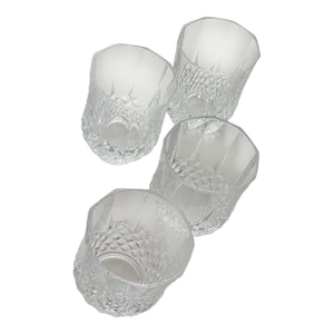 Set of 4 Vintage Crystal D' Arques Glasses