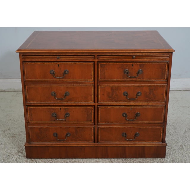Age: Approx: 30 Years Old Details: Yew Wood High Quality Construction Nice Inlay Work Throughout Nice Tooled Leather Sides...