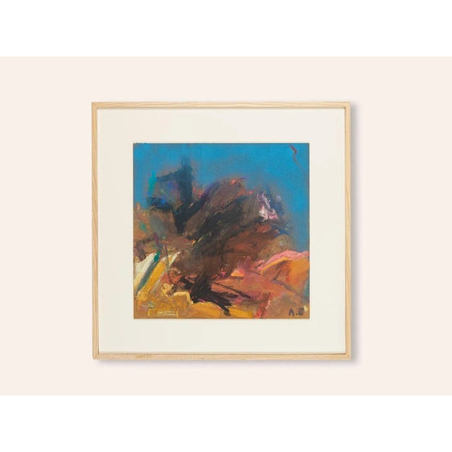 Abstract Composition, Oil on Panel, Framed For Sale - Image 11 of 11