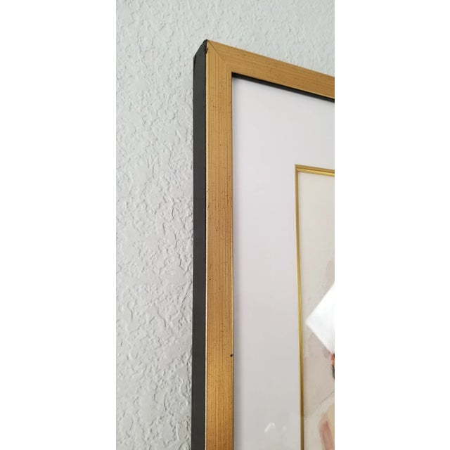 Marcia Walpert " Lost in Thought " Figurative Water Color Painting For Sale - Image 9 of 11