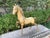 1960s Large Hollywood Regency Brass Horse Sculpture For Sale - Image 4 of 10