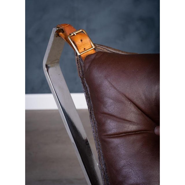 Superstar Armchairs in Leather with Steel Frames, 1970s, Set of 2 For Sale - Image 12 of 17