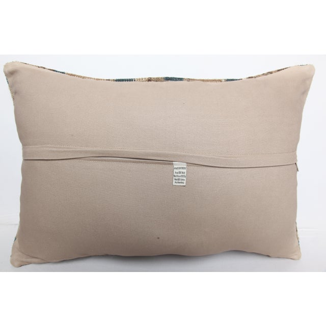 Vintage Authentic Rug Pillow Cushion Cover -16'' X 24'' For Sale - Image 10 of 10