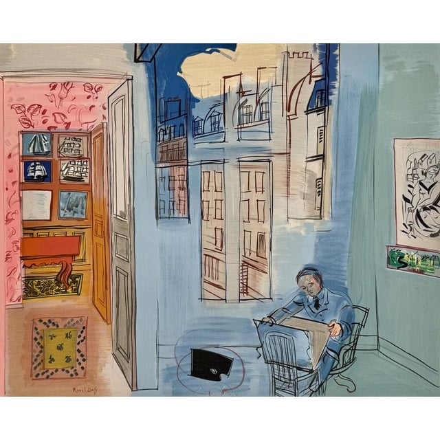 Raoul Dufy (1877-1953) Painter in his studio Colour lithograph, 1969 Signed in the plate On Arches vellum, 50 x 65 cm...