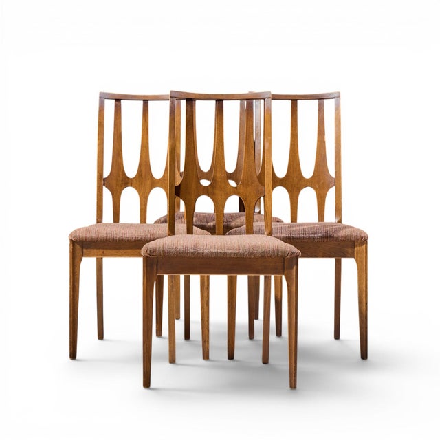 Broyhill Brasilia Mid Century Dining Chair Sides - Set of 4 Each chair measures: 20 wide x 22 deep x 38 inches high, with...
