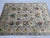Sultani Pomegranate Floral Wool Rug in Gray, Teal and Burgundy, 5' X 6'9" For Sale - Image 4 of 15