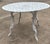 Metal Mid Century Iron Garden Table and 4 Chairs For Sale - Image 7 of 12