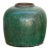 Emerald Horizon Glazed Asian Pot For Sale