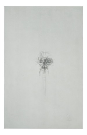 Alberto Giacometti, Female Head, 1963, Lithograph