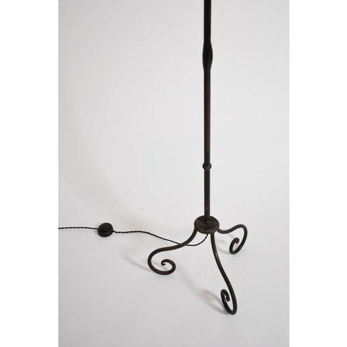 1960s Wrought Iron Floor Lamps, 1960s, Set of 4 For Sale - Image 5 of 6
