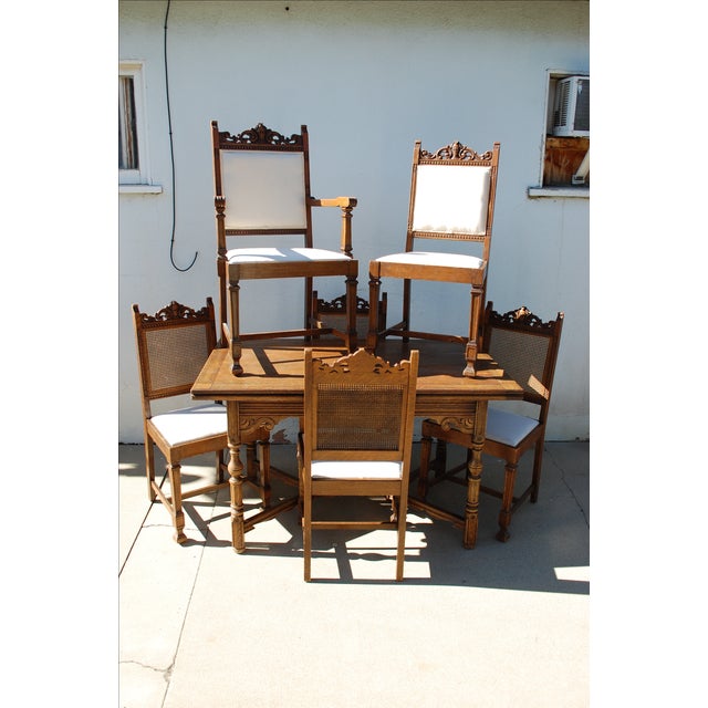 1930s Berkey & Gay Oak Dining Set Chairish