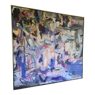 Sherie’ Franssen – Large Abstract Oil Painting – 78” X 82” – Original With Gallery Provenance For Sale
