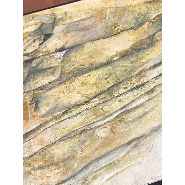 Vintage Midcentury Abstract Original Oil Painting For Sale In West Palm - Image 6 of 7