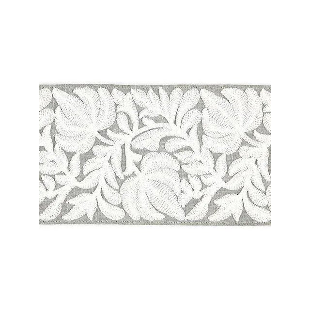 From the Scalamandre collection.Dry Clean Only 100% Spun Viscose Embroidery On 100% Linen Ground One yard minimum.