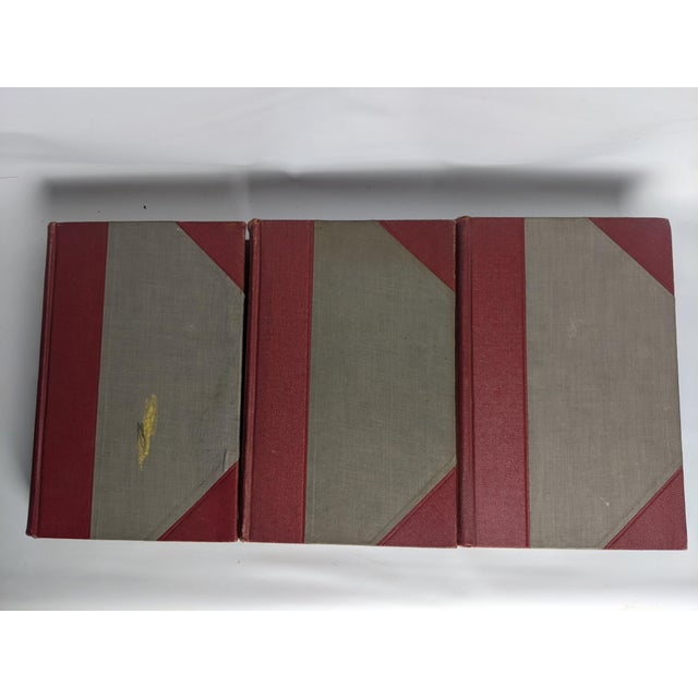 Red Antique 1922 Public School Methods Educational Books – Red & Gold 3-Volume Set For Sale - Image 8 of 8
