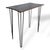 Vintage Formica Marbled Console Table For Sale - Image 6 of 9