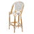 California Bar Stool - White/Navy For Sale - Image 9 of 11