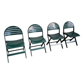 Vintage Folding Chairs by Niels Gammelgaard for Ikea, 1993, Set of 4 For Sale