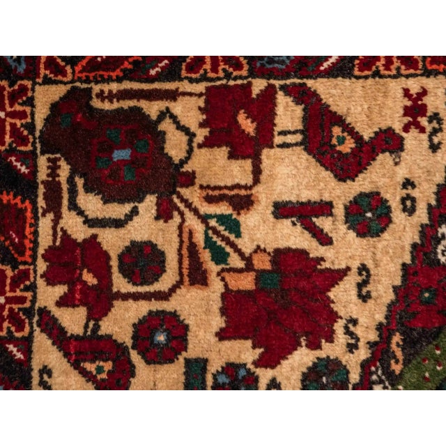 2000 - 2009 Afshar Rug with Peacocks For Sale - Image 5 of 8