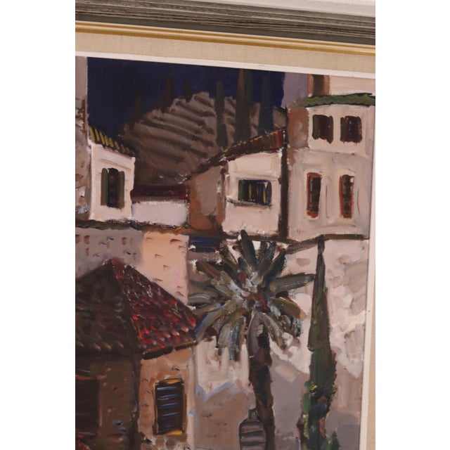Eric Lo, Southern Street, 1960s, Oil on Canvas, Framed For Sale - Image 11 of 14