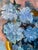 Blue Original-Moonlit Dahlias in Blue-Jardin d'Hiver Series-Shizico Yi-British Awarded Artist For Sale - Image 8 of 17