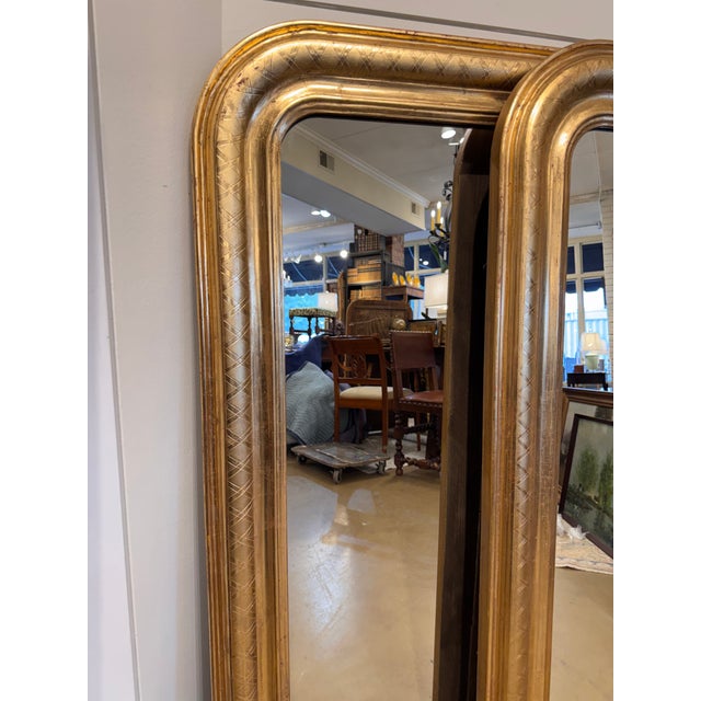 French Pair of 19th Century Louis Phillipe Mirrors For Sale - Image 3 of 13