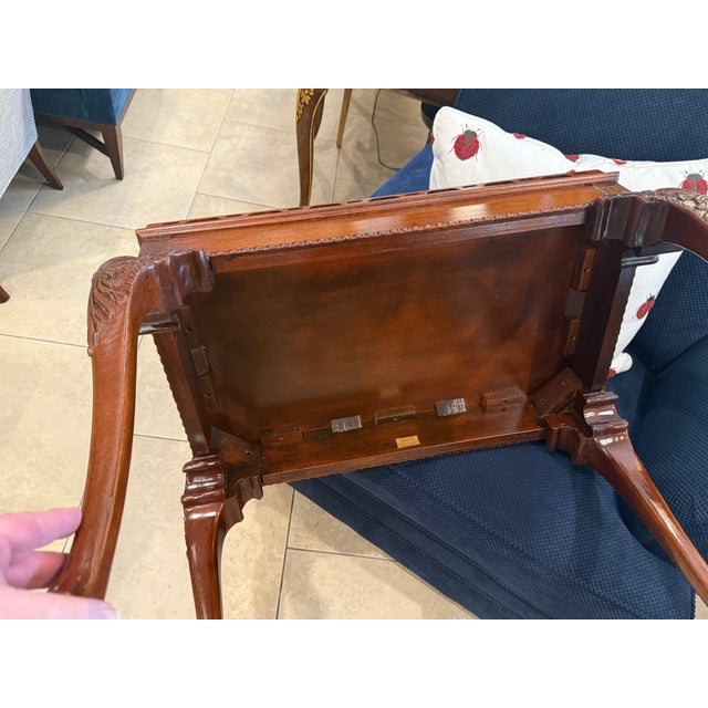 Council Craftsman Mahogany Tea Table For Sale - Image 9 of 11