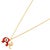 Contemporary Wishful Elephant & Red Enamel Evil Eye Pendant Gold Chain Necklace For Sale - Image 3 of 8