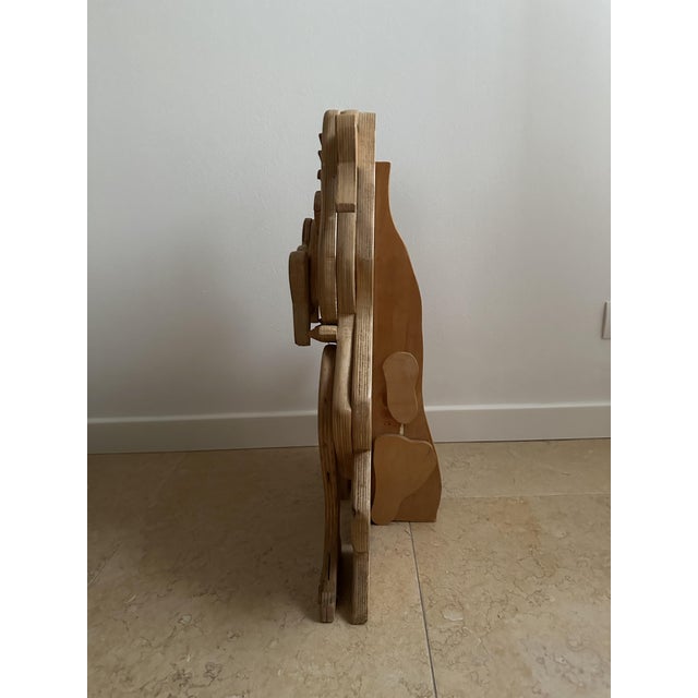 Gualviero Michelangeli, Sculpture, 1975, Wood, in Very Good conditions. Designed 1970 to 1979 This piece has an...