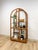 Brown Danish MCM Bentwood Display Shelf Glass Shelves Vintage Etagere Bookcase For Sale - Image 8 of 13