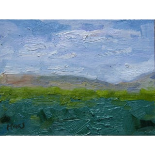 Expressionist Landscape Oil Painting by L Haas For Sale