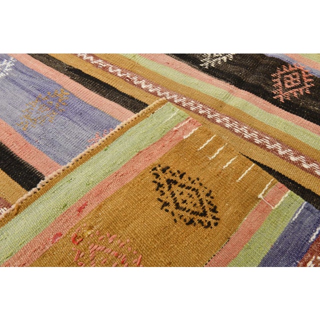 Vintage Turkish Kilim Rug For Sale - Image 11 of 12