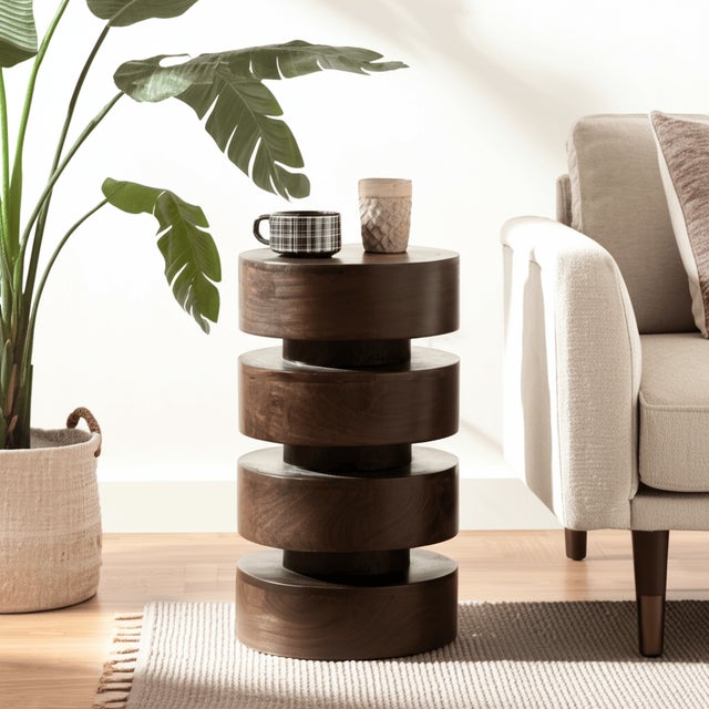 Forge Tier Accent Table Large For Sale - Image 9 of 11