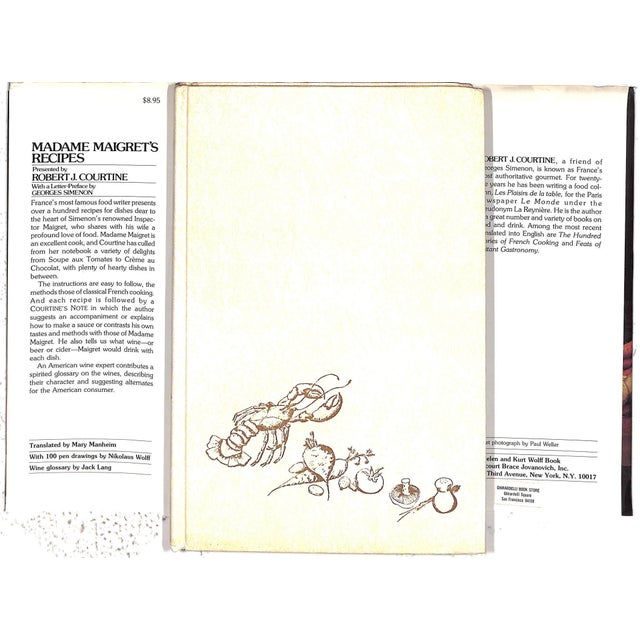 "Madame Maigret's Recipes" 1975 Courtine, Robert J. For Sale - Image 4 of 11