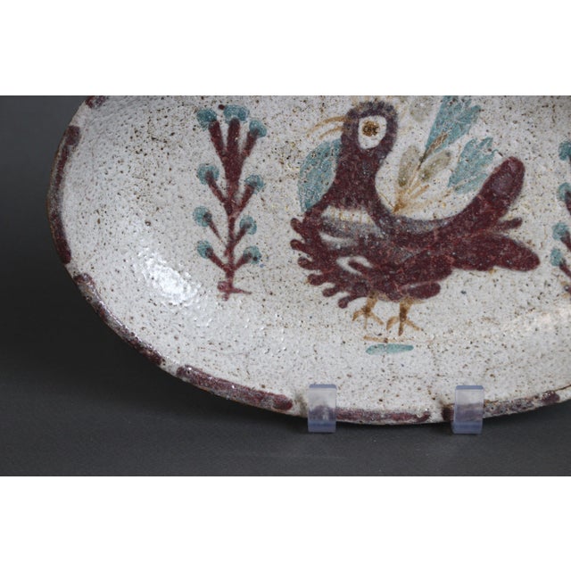 Vintage French Ceramic Tray by Gustave Reynaud. 1960s For Sale - Image 10 of 14