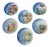 Hans Christian Andersen Fairy Tales Plates by Jorgen Nielsen for Bing & Grondahl, 1980s, Set of 6 For Sale