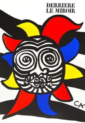 Alexander Calder Lithographic Cover Derrière Le Miroir