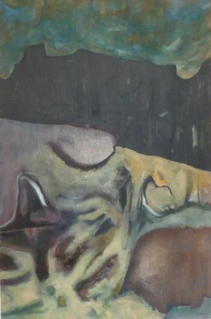 "Shark" Abstract Oil and Acrylic Painting by Scott A. Spencer