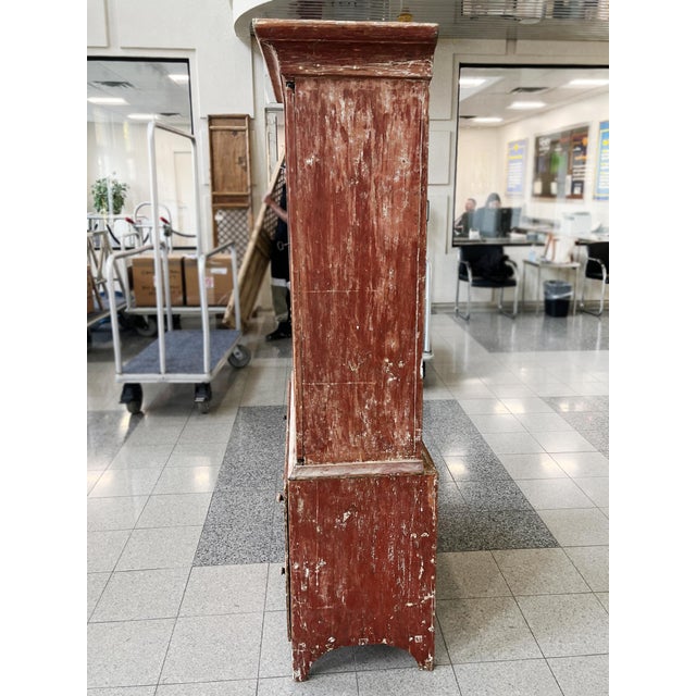 Swedish Folk Cabinet & Chest of Drawers For Sale - Image 4 of 18