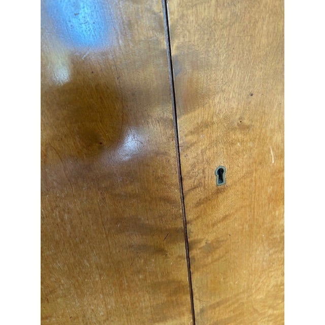 Antique Art Deco Tiger Maple Armoire / Wardrobe, C. 1930s–1940s For Sale In New York - Image 6 of 13