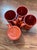 1970s 4 Mug and 4Plate Ingrid Ltd. Chicago Orange/Terracotta Melamine Set - 8 pcs For Sale - Image 9 of 10
