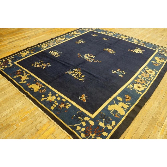 Textile Early 20th Century Chinese Peking Carpet ( 7'6'' x 8'5'' - 230 x 257 ) For Sale - Image 7 of 12