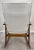 Milo Baughman Style MCM in White Faux Leather Rocking Chair For Sale - Image 4 of 12
