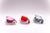 Set of 3 Kastle mini bowls by Purho Dimensions: D 15 x W 11 x H 6cm Materials: Glass. Other colours and dimensions are...