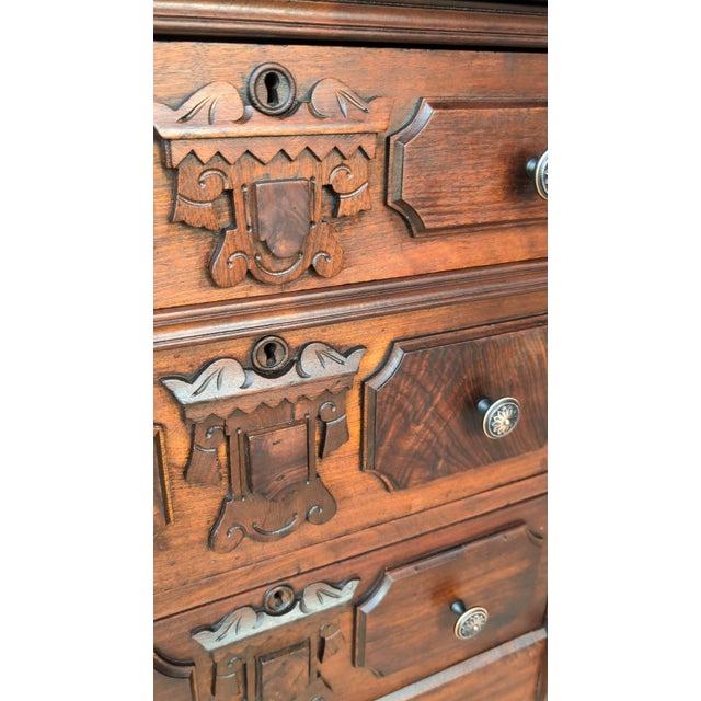 Walnut 19th Century Washstand Dresser For Sale - Image 4 of 8