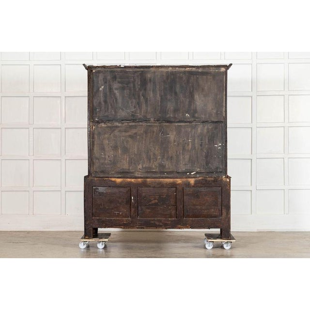18th Century English Stripped Oak Livery Cupboard, 1780 For Sale - Image 18 of 18
