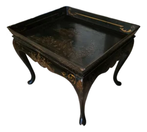 Late 19th Century English Chinoiserie Tray Table