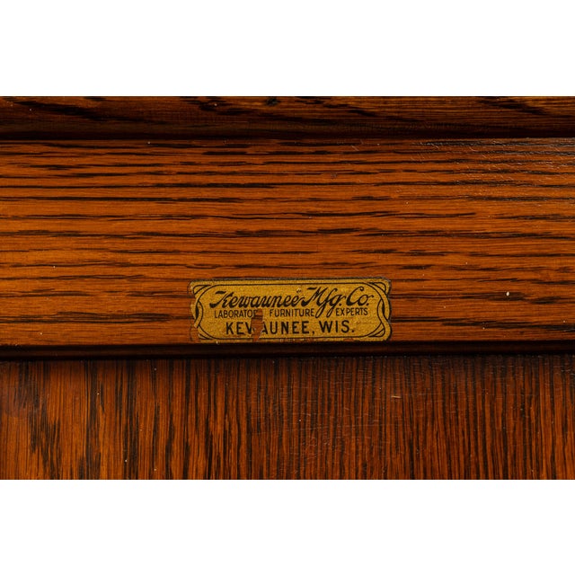 Brown C. 1930 Laboratory Cabinet by Kewaunee Mfg. Co. For Sale - Image 8 of 17