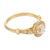 Mid 20th Century Vintage Gia Diamond 18k Yellow Gold Engagement Ring, Size 6 For Sale - Image 5 of 5