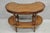 Vintage French Regency Cherry Wood "Kidney Bean" Desk Console Table W/ Drawer For Sale - Image 10 of 11